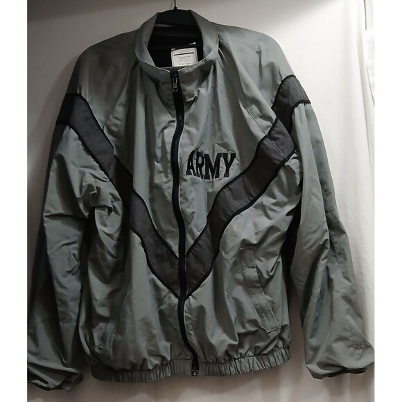 00s IPFU Jacket ARMY Military Medium Regular Unicor USP LEE Green Gray Black EUC - Picture 1 of 7